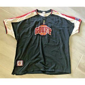 DISNEY STORE GOOFY 34 XXL 2XL BASKETBALL MADE TO LAST SHORT SLEEVE SHIRT